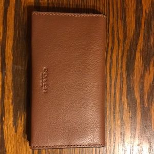 Tan coach wallet